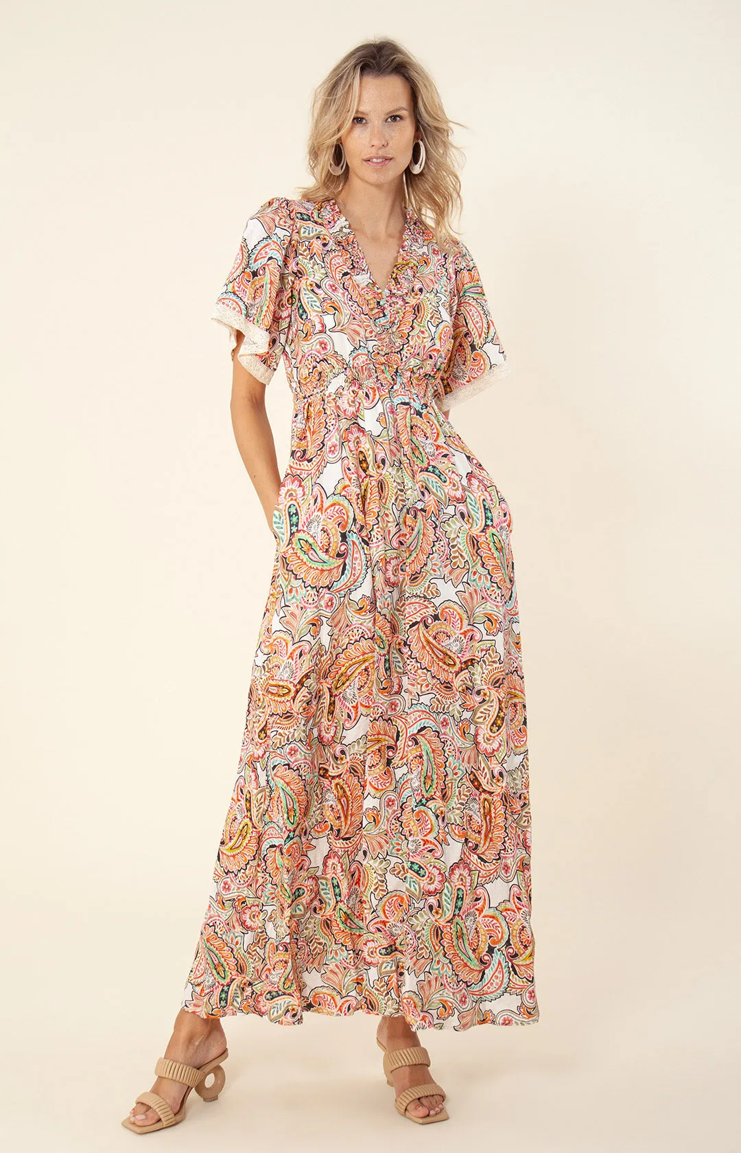 Rhona Linen Maxi Dress