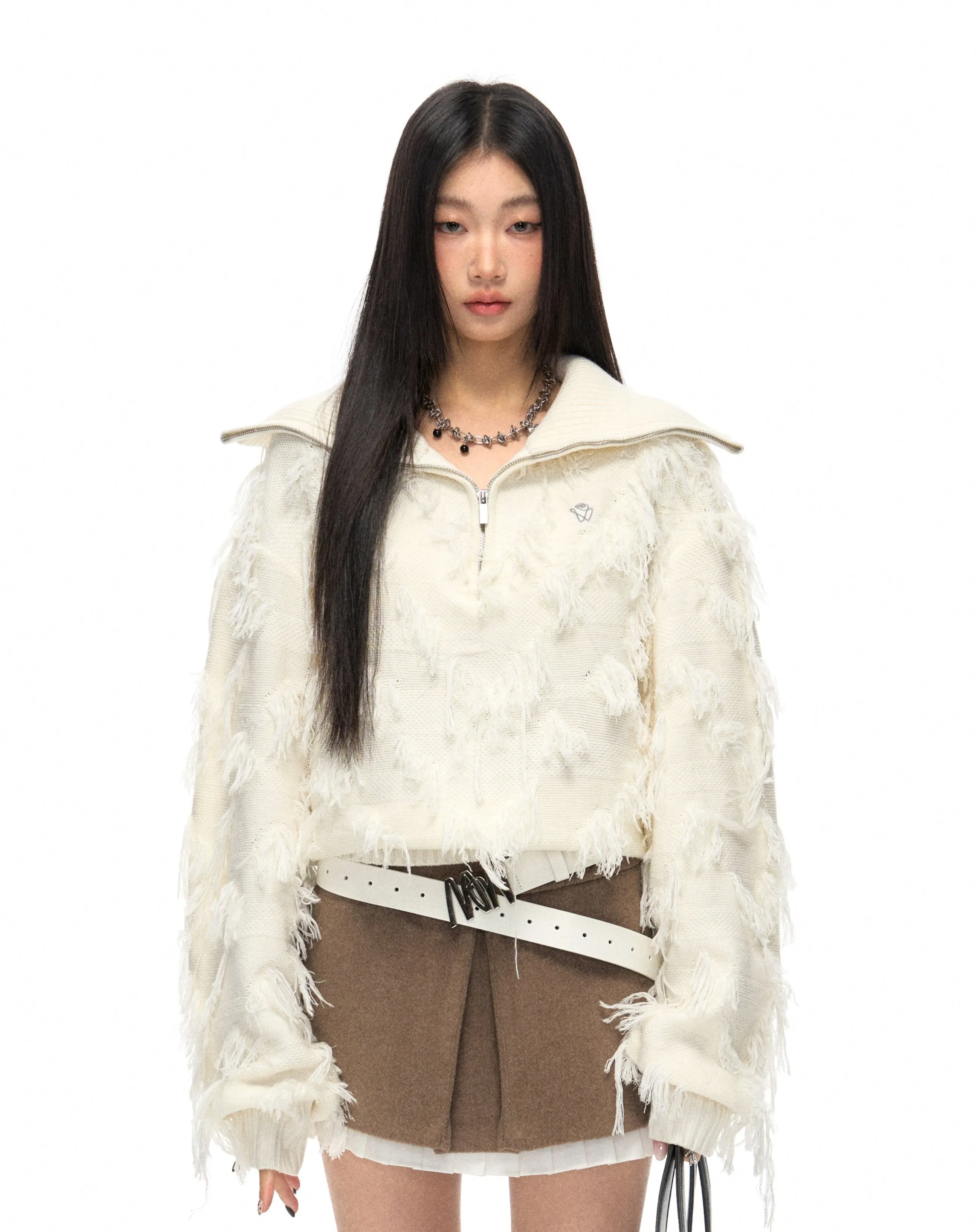 Rhythm Tassel Knit Sweater