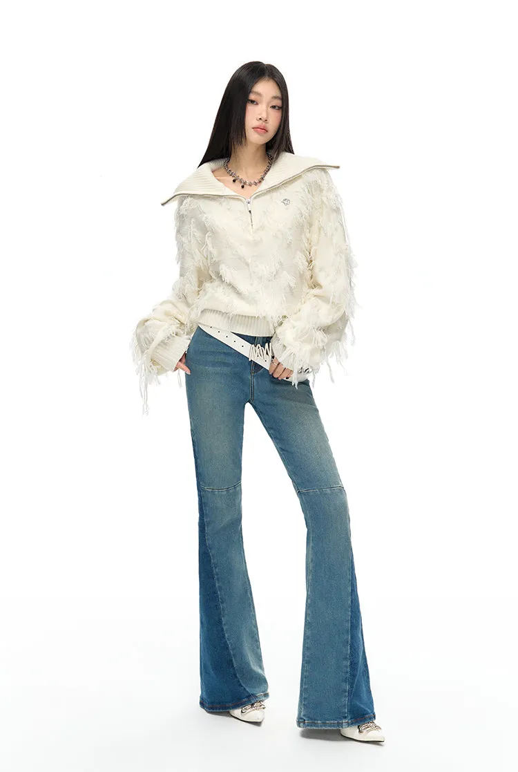 Rhythm Tassel Knit Sweater