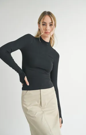 Sadie And Sage Ronan Turtleneck Knit Top