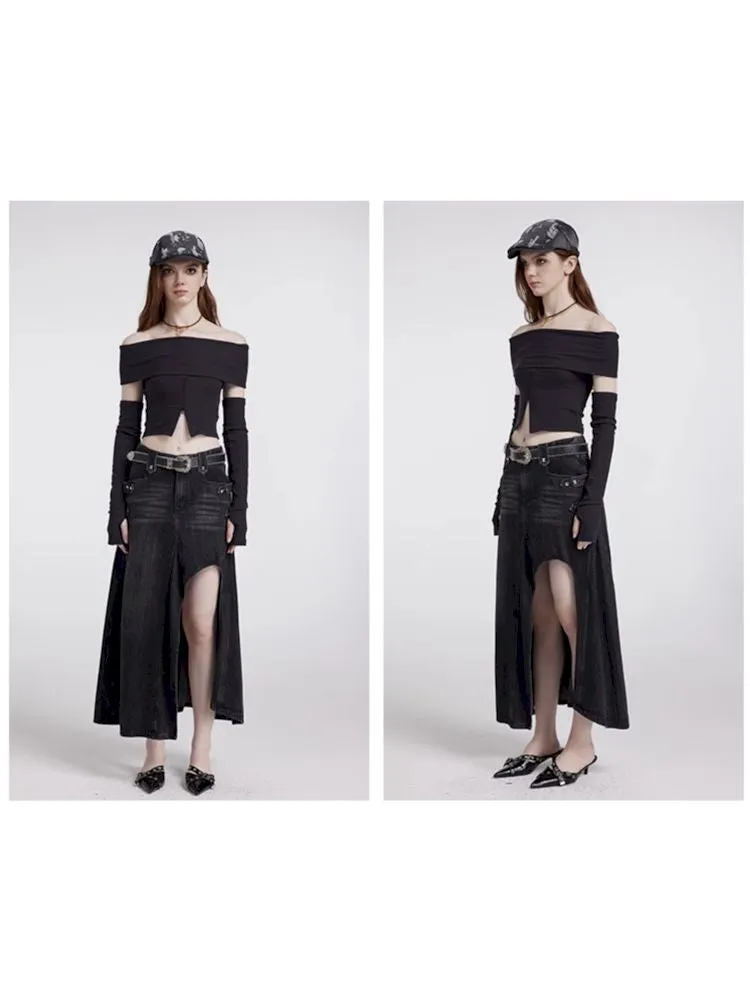 Sexy strapless short bustier bottoming shirt【s0000007180】