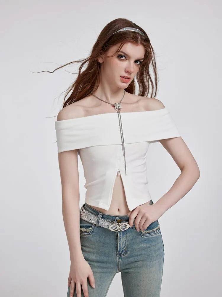 Sexy strapless short bustier bottoming shirt【s0000007180】