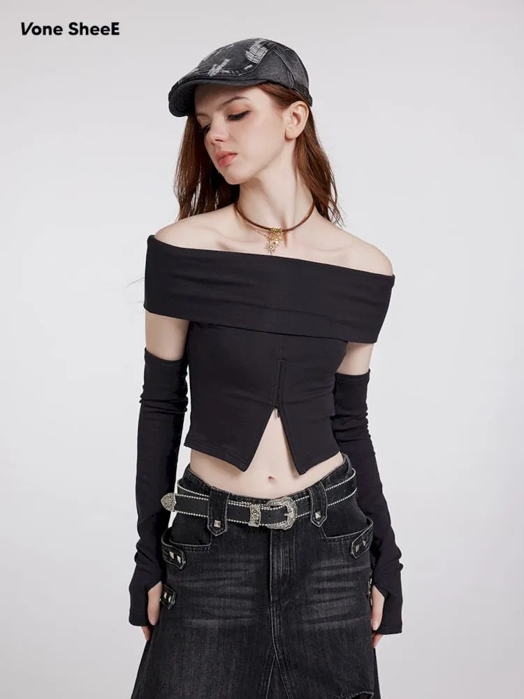 Sexy strapless short bustier bottoming shirt【s0000007180】