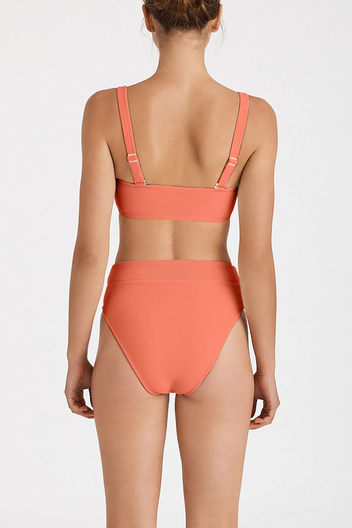Signature High Waisted Brief - Papaya