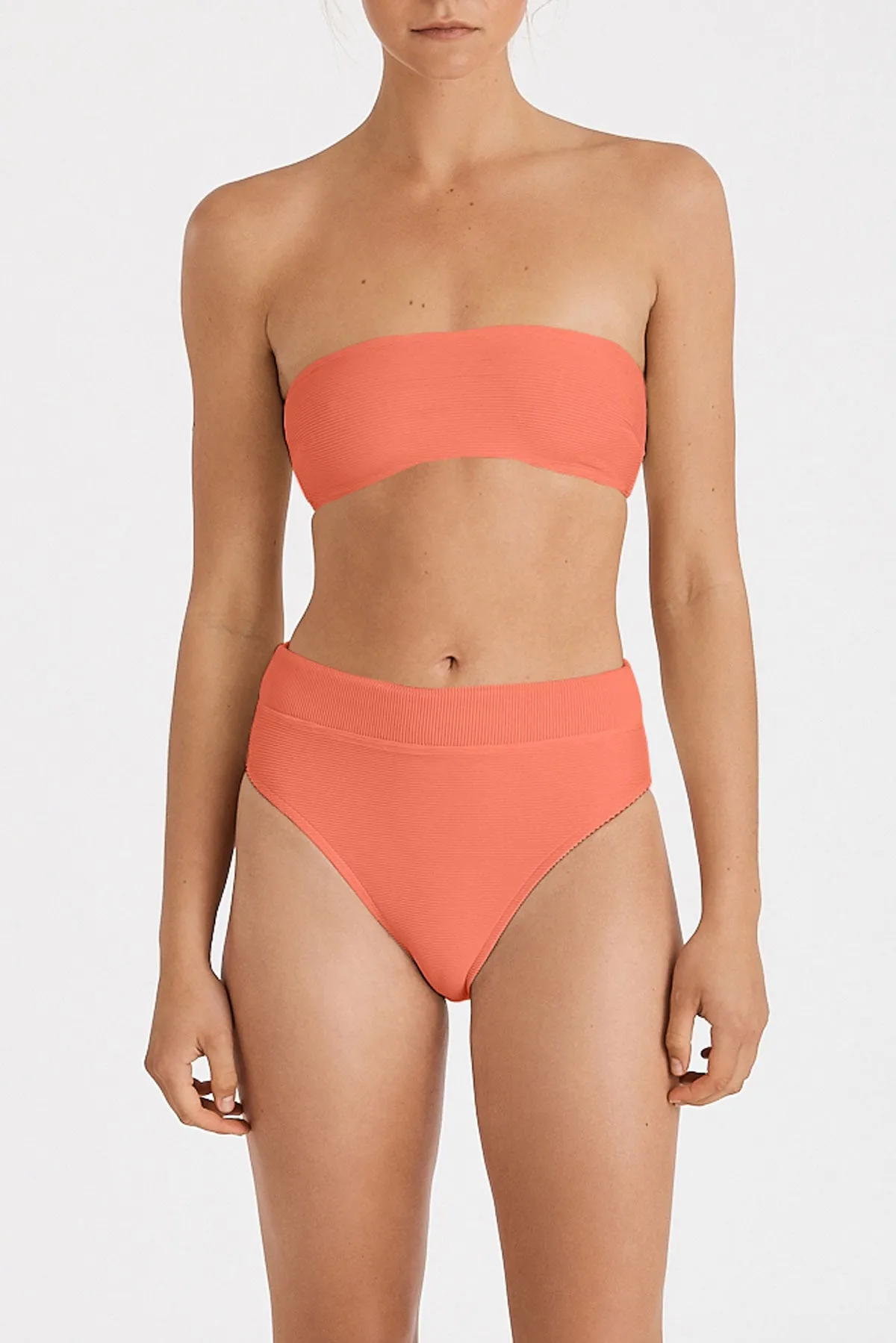 Signature High Waisted Brief - Papaya