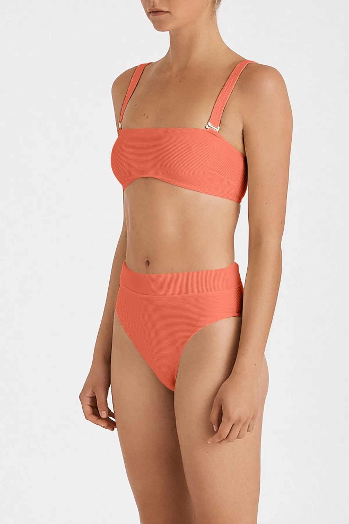 Signature High Waisted Brief - Papaya