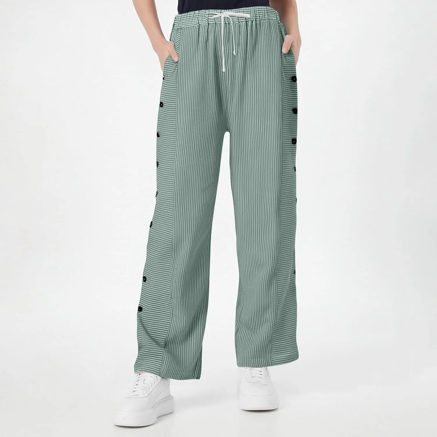 Straight Leg Summer Yoga Slacks Womens Casual Long Stretch Cosy Pants Womans Coloured