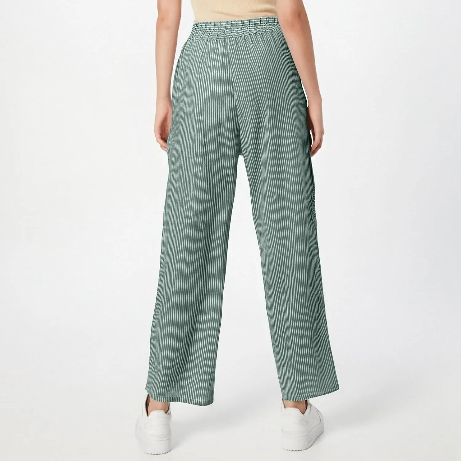 Straight Leg Summer Yoga Slacks Womens Casual Long Stretch Cosy Pants Womans Coloured