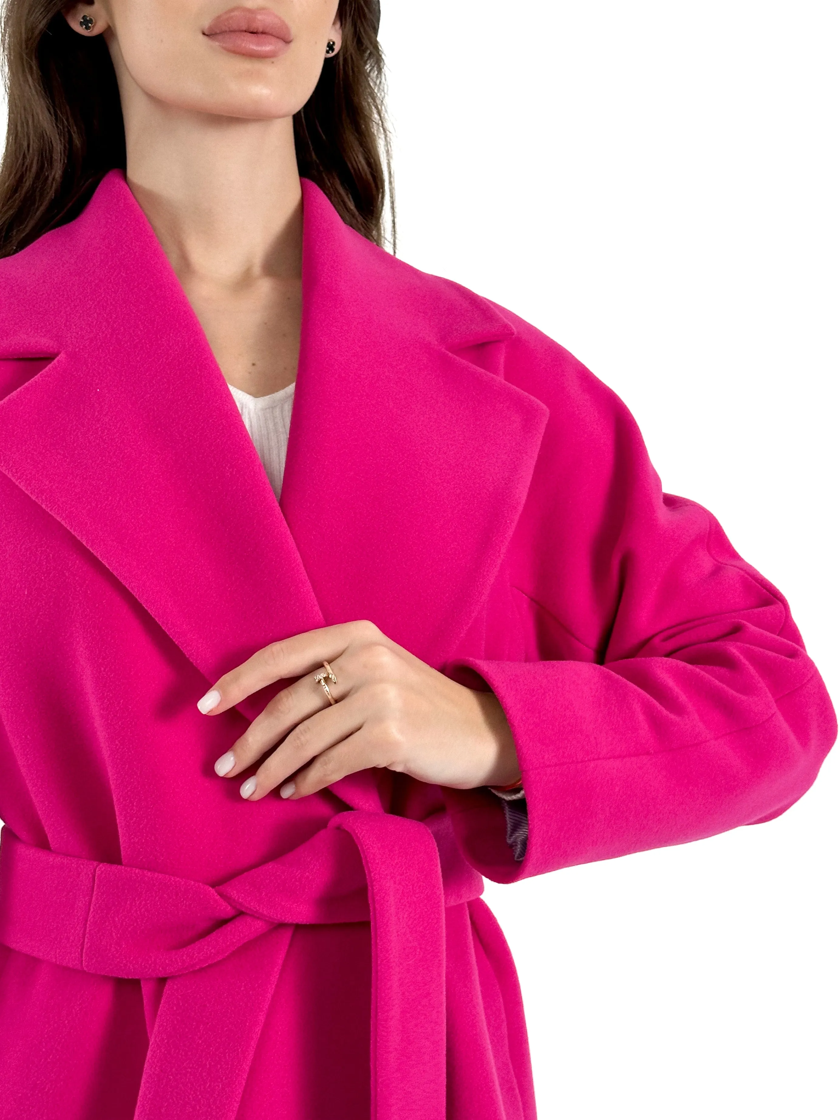 Tailored Cashmere Wool Coat