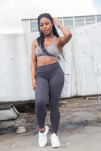 The Dark Grey Basic's High Waist Leggings