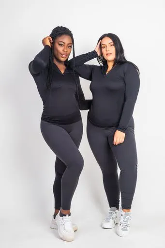 The Dark Grey Basic's High Waist Leggings