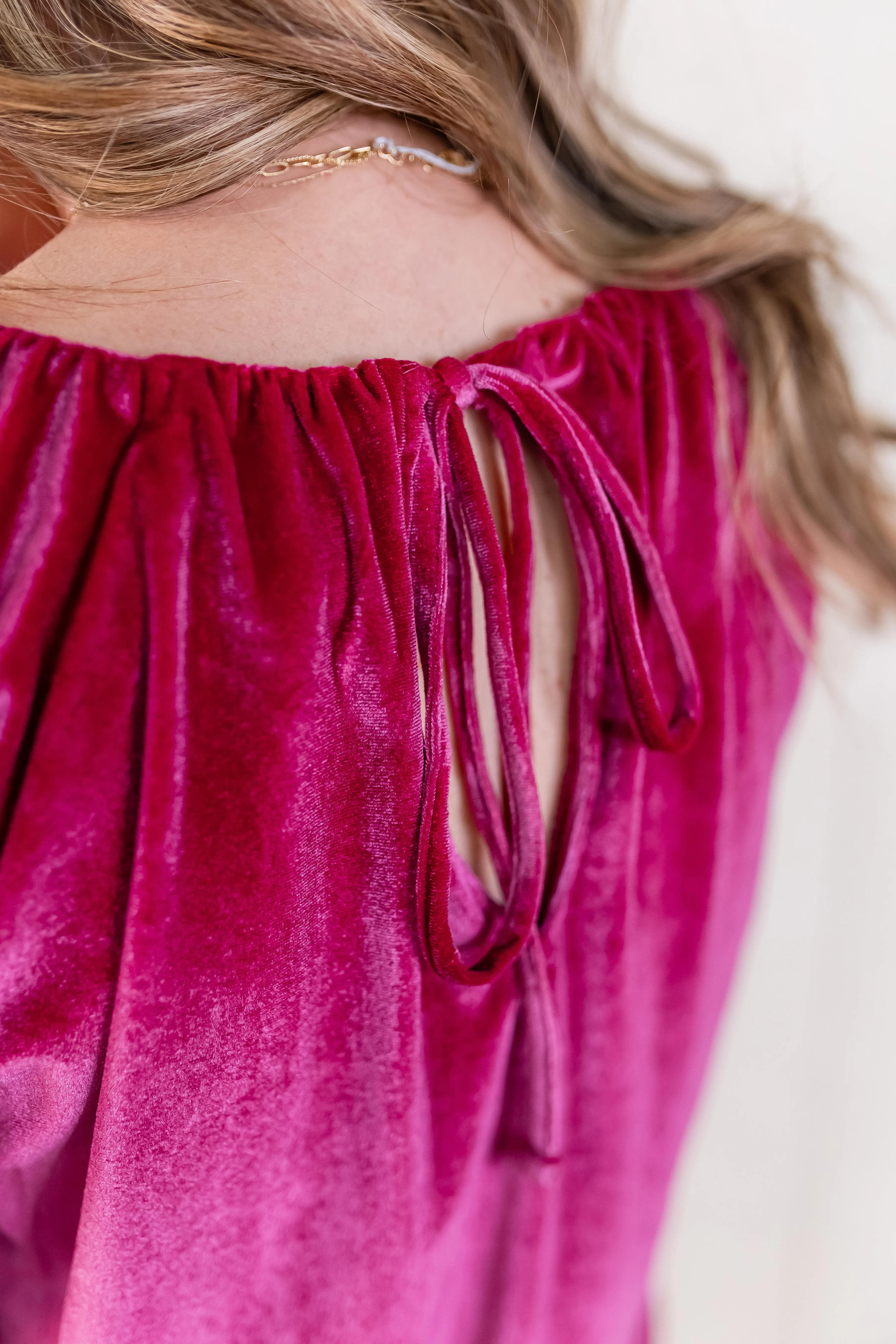 The Eliana Velvet Top