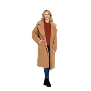 UGG Charlisse Womens Teddy Bear Coat - Natural Color