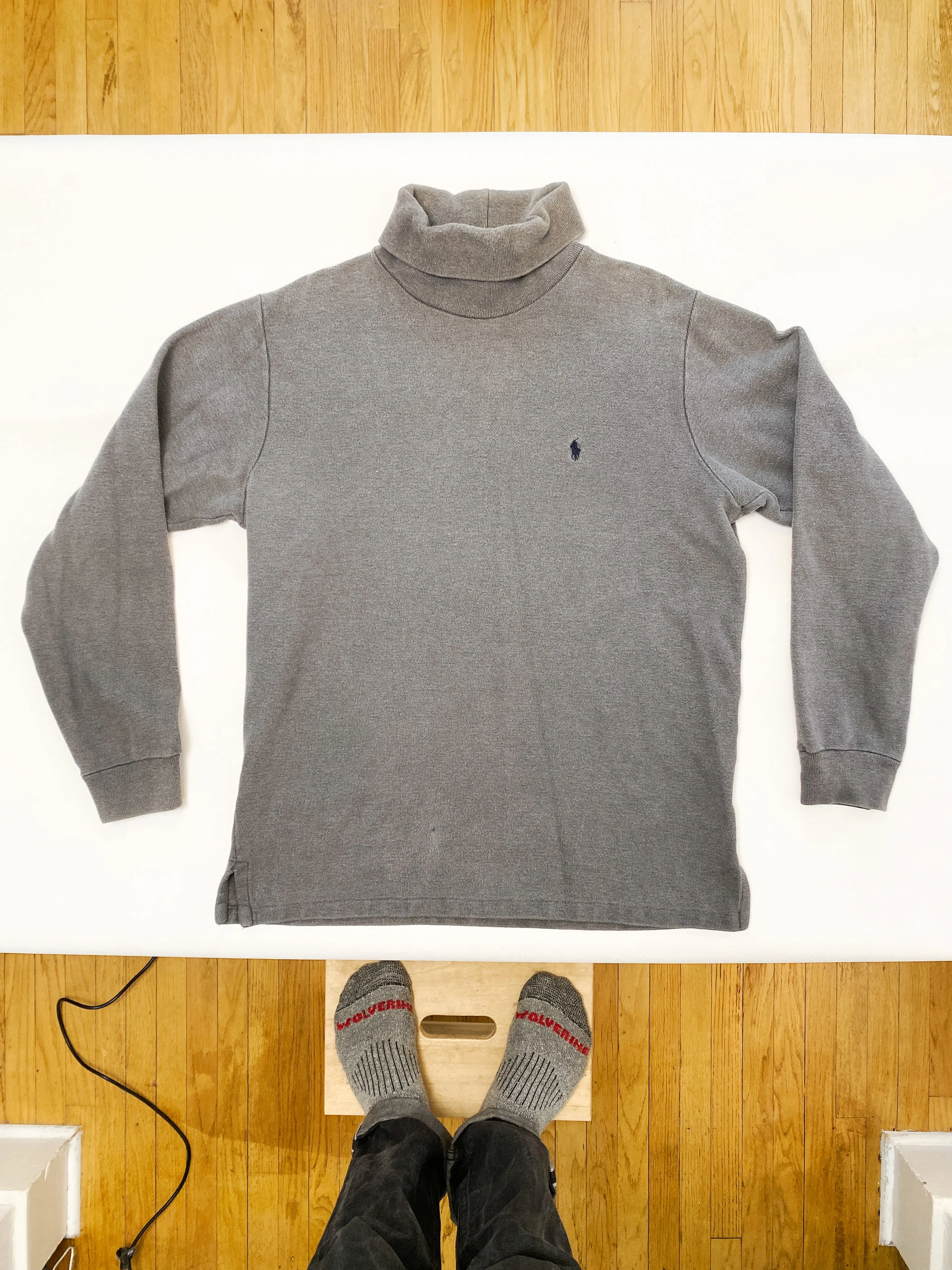 Vintage Polo Ralph Lauren Made in USA Heavyweight Turtleneck (XL)