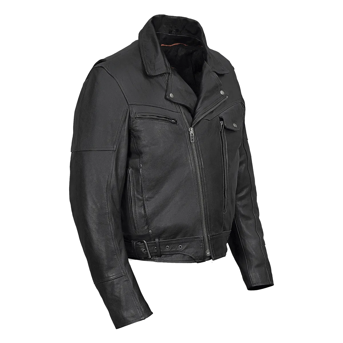VL509 Men's Pistol Pete Jacket Premium Leather / Lower Padded Back