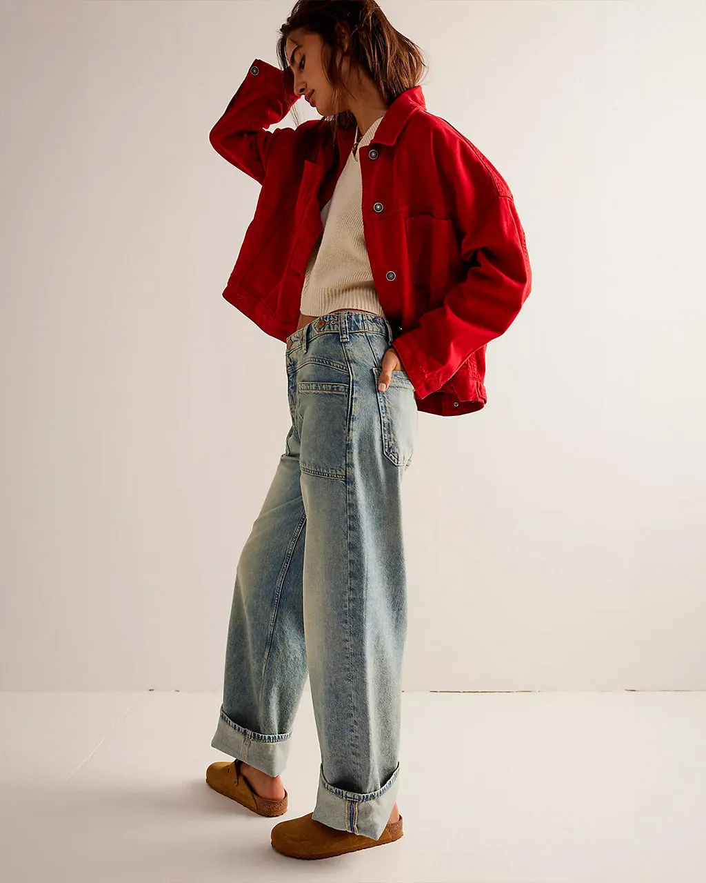 We The Free Palmer Cuffed Jeans - La La Land