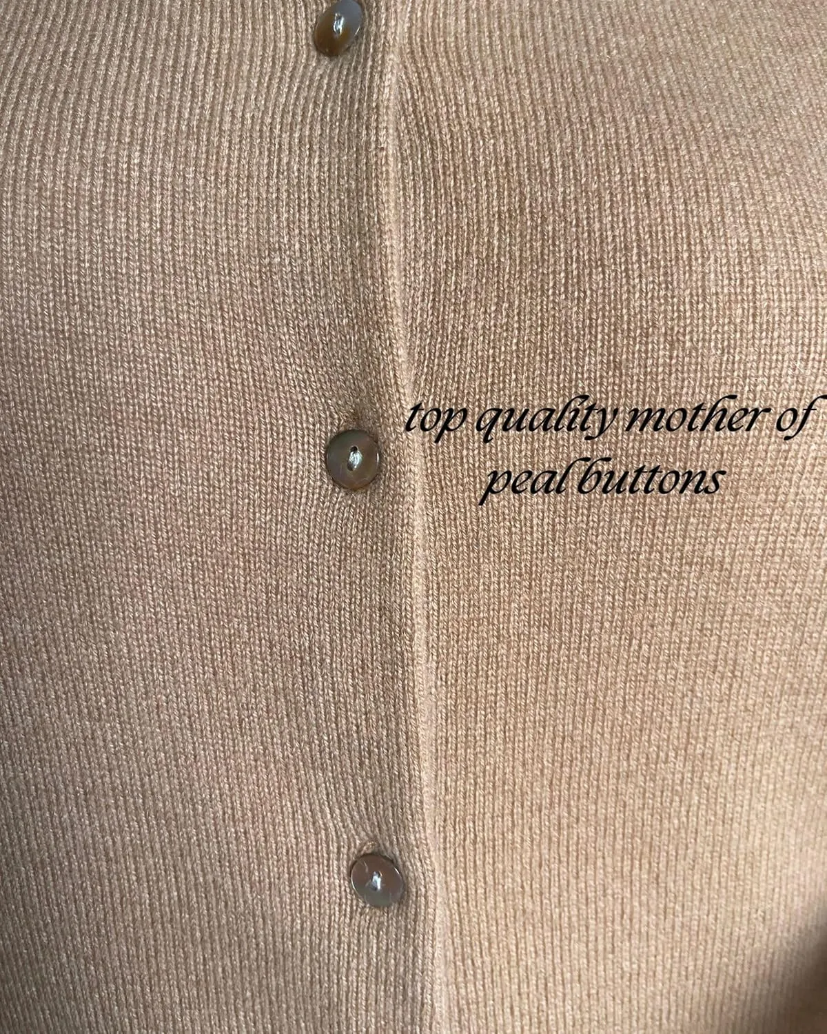 Women's 100% Cashmere Button Front Long Sleeve Cardigan Sweater. Comfort, Luxury, and Insulation, Soft Silky Texture