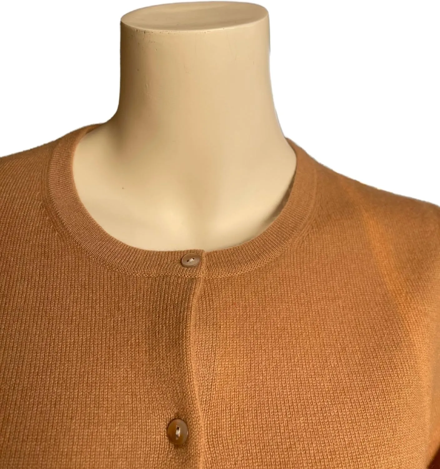 Women's 100% Cashmere Button Front Long Sleeve Cardigan Sweater. Comfort, Luxury, and Insulation, Soft Silky Texture