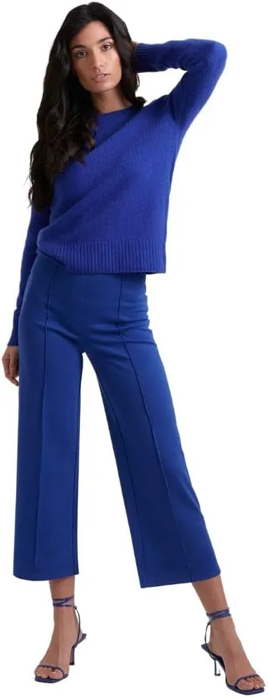 Women's 100% Pure Cashmere Long Sleeve Crew Neck Sweater - Soft, Warm, and Stylish Winter Knit Pullover