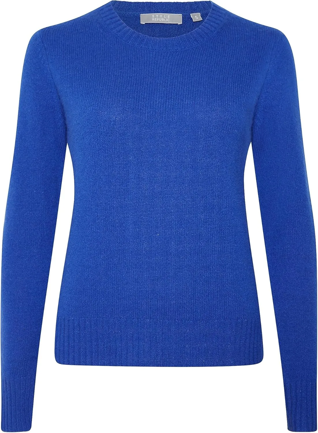 Women's 100% Pure Cashmere Long Sleeve Crew Neck Sweater - Soft, Warm, and Stylish Winter Knit Pullover