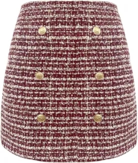 Women's Plaid Mini Skirt Pencil Above Knee Length High Elastic Waist Bodycon Zipper Vintage Short Skirts for Women