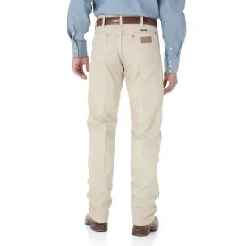 Wrangler Men's Original Fit Jean Prewashed Tan